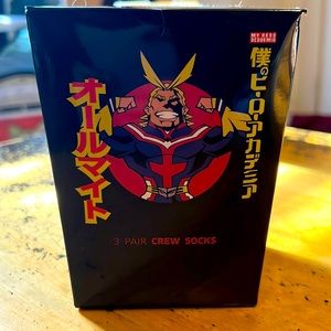 3 PAIR MY HERO ACADEMIA SOCKS